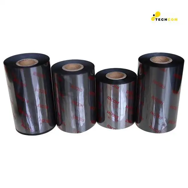 Ribbon in mã vạch Ricoh wax resin