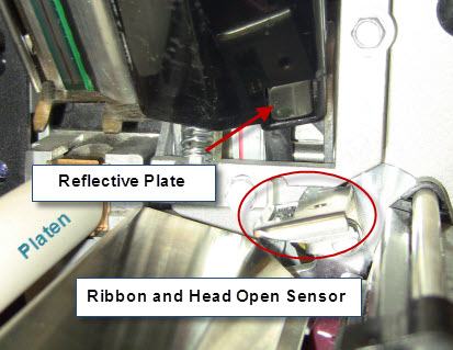 Cảnh báo lỗi Ribbon trên máy in Zebra ZM400