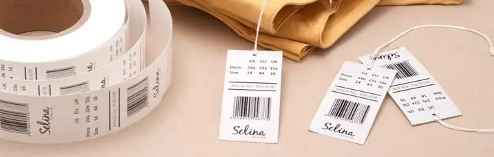 Dạng giấy in mã vạch dùng cho shop thời trang