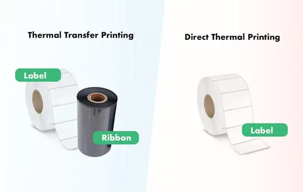 So sánh chất lượng in giấy nhiệt và truyền nhiệt dùng trong siêu thị