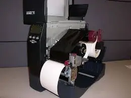 Màn hình LCD báo lỗi Ribbon In trên máy in Zebra ZM400