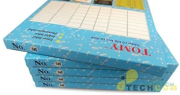 Download Mẫu Form In Giấy Tomy A4 Chuẩn Nhất Cho Word , Bartender