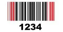 Hình ảnh mã vạch Code 39 được in trên nhãn sản phẩm công nghiệp