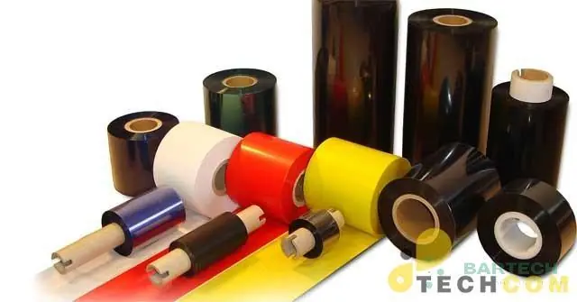 Cấu tạo chi tiết của cuộn ribbon mực in mã vạch